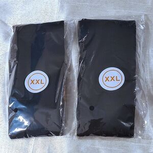 XXL Black Compression Socks Compression Socks Knee Lenght 2 Pair size XXL Black